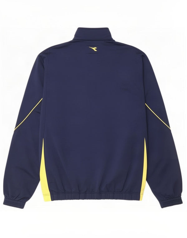 Giacca da tuta da uomo Diadora 2XL Poliestere color block blu navy
