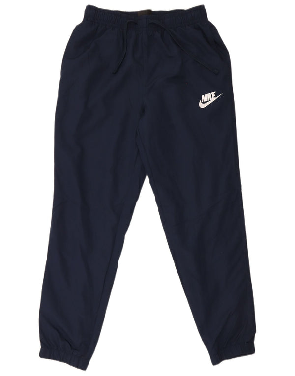 Pantaloni da tuta da uomo Nike Joggers medio poliestere blu navy