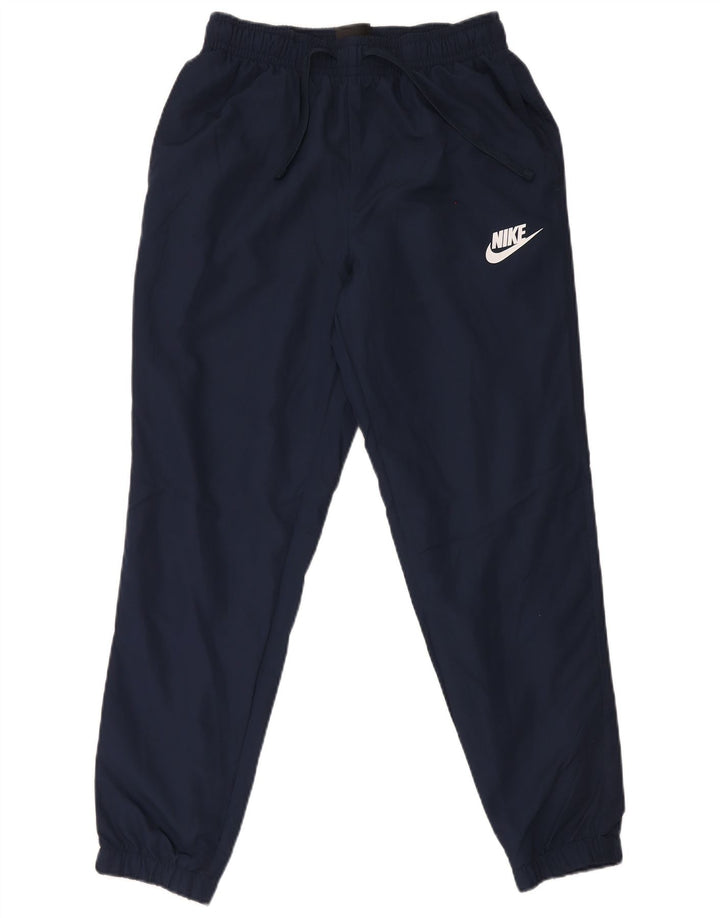 Pantaloni da tuta da uomo Nike Joggers medio poliestere blu navy