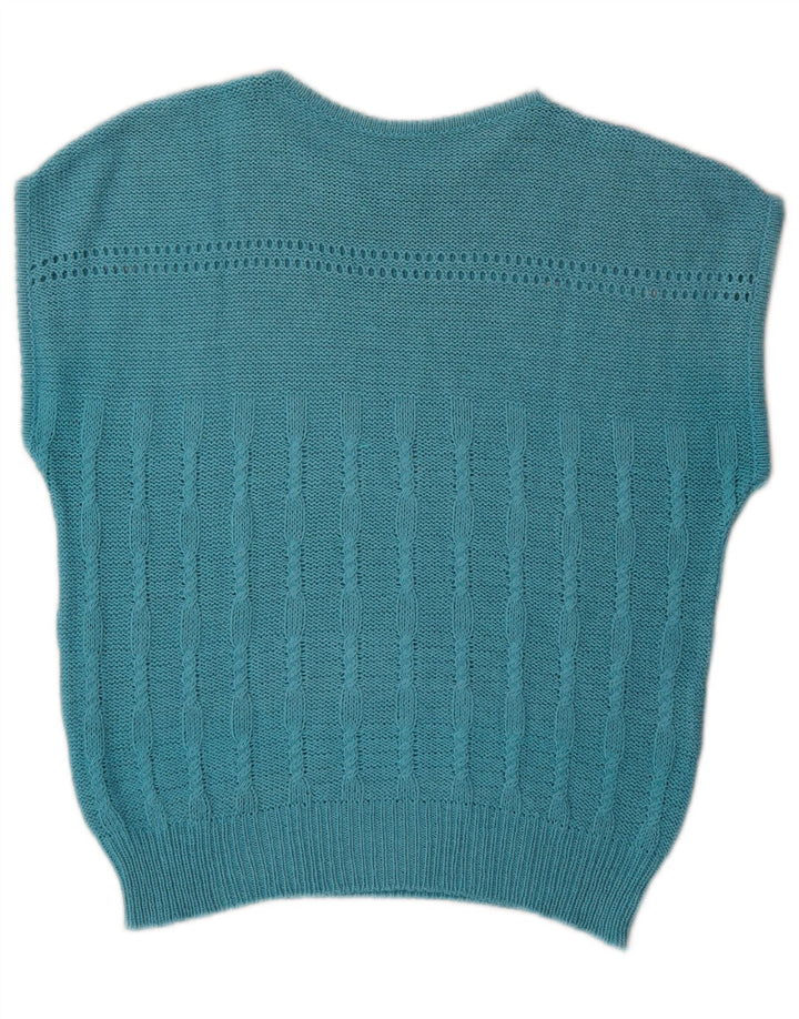 Canotta vintage da donna IT 48 XL Blu