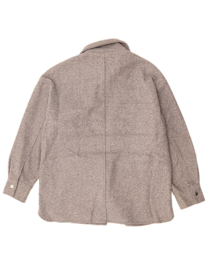 Giubbotto bomber oversize da donna Zara UK 6 XS poliestere grigio