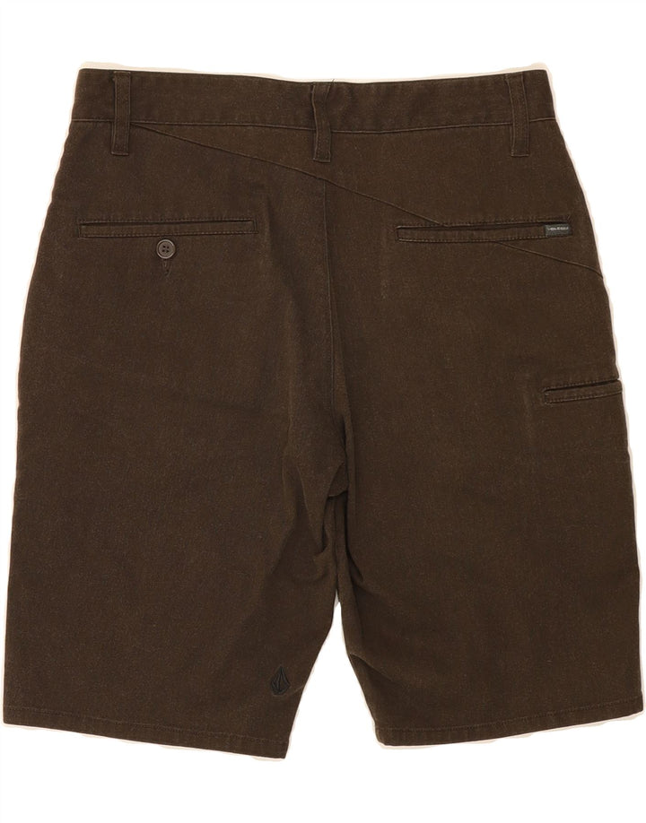 VOLCOM Mens Cargo Shorts W28 Small  Brown Cotton Vintage Volcom and Second-Hand Volcom from Messina Hembry 