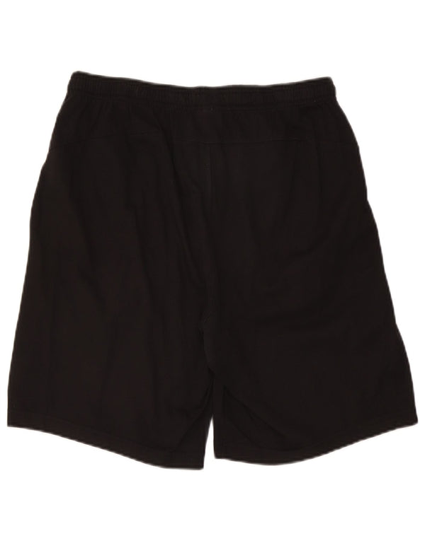 Pantaloncini sportivi con grafica PUMA da uomo, grandi, in cotone nero