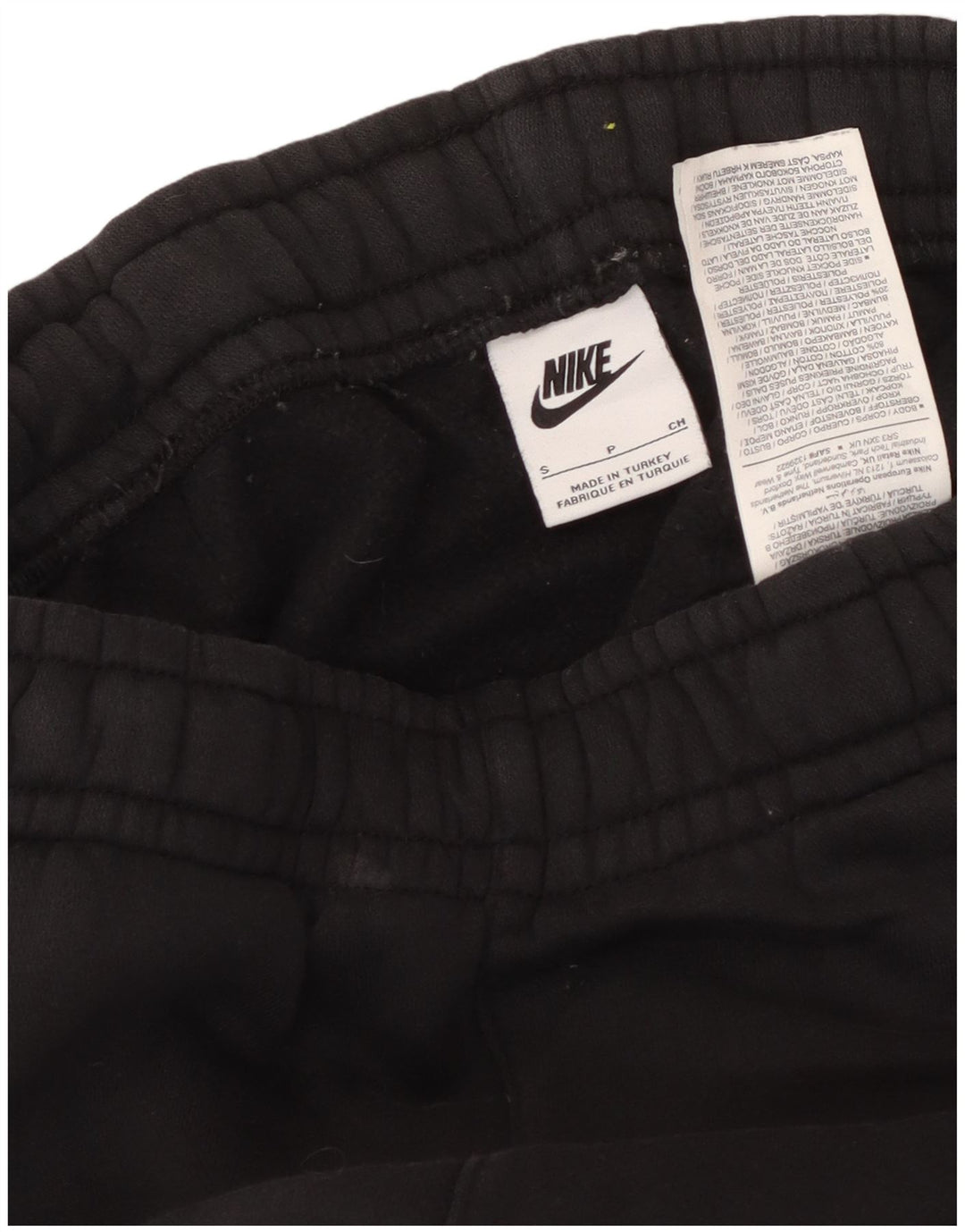 NIKE Pantaloni da tuta cargo da donna Joggers UK 10 piccoli cotone nero