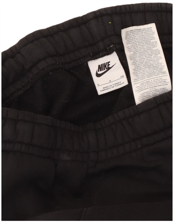 NIKE Pantaloni da tuta cargo da donna Joggers UK 10 piccoli cotone nero