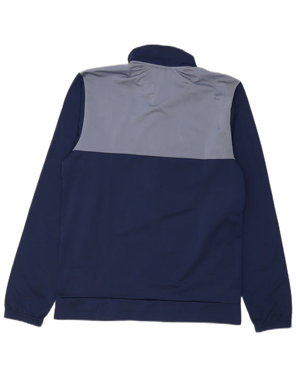 Giacca da tuta da uomo ADIDAS color block medio blu navy