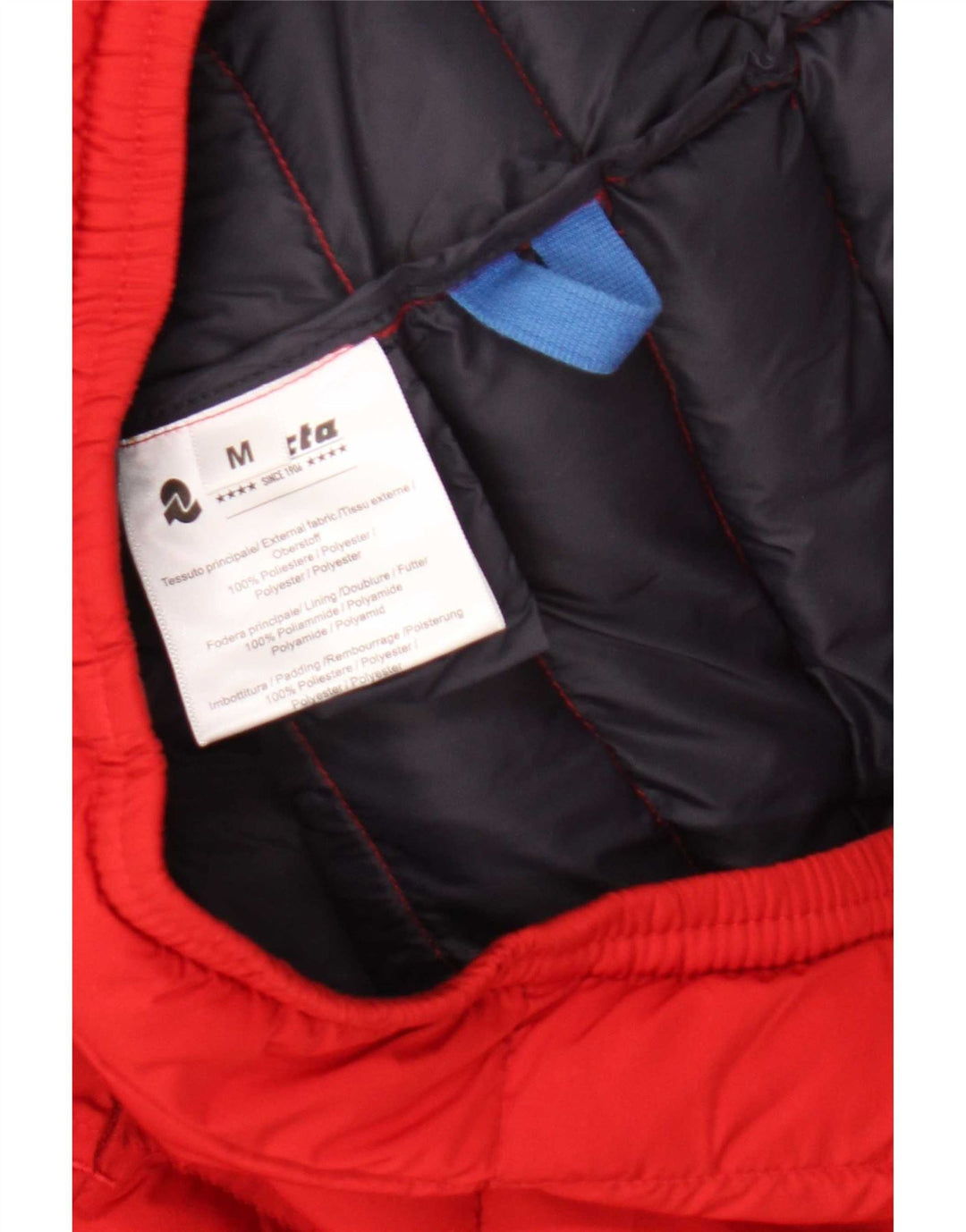 Giacca imbottita con cappuccio da uomo Invicta UK 38 medio rosso poliestere