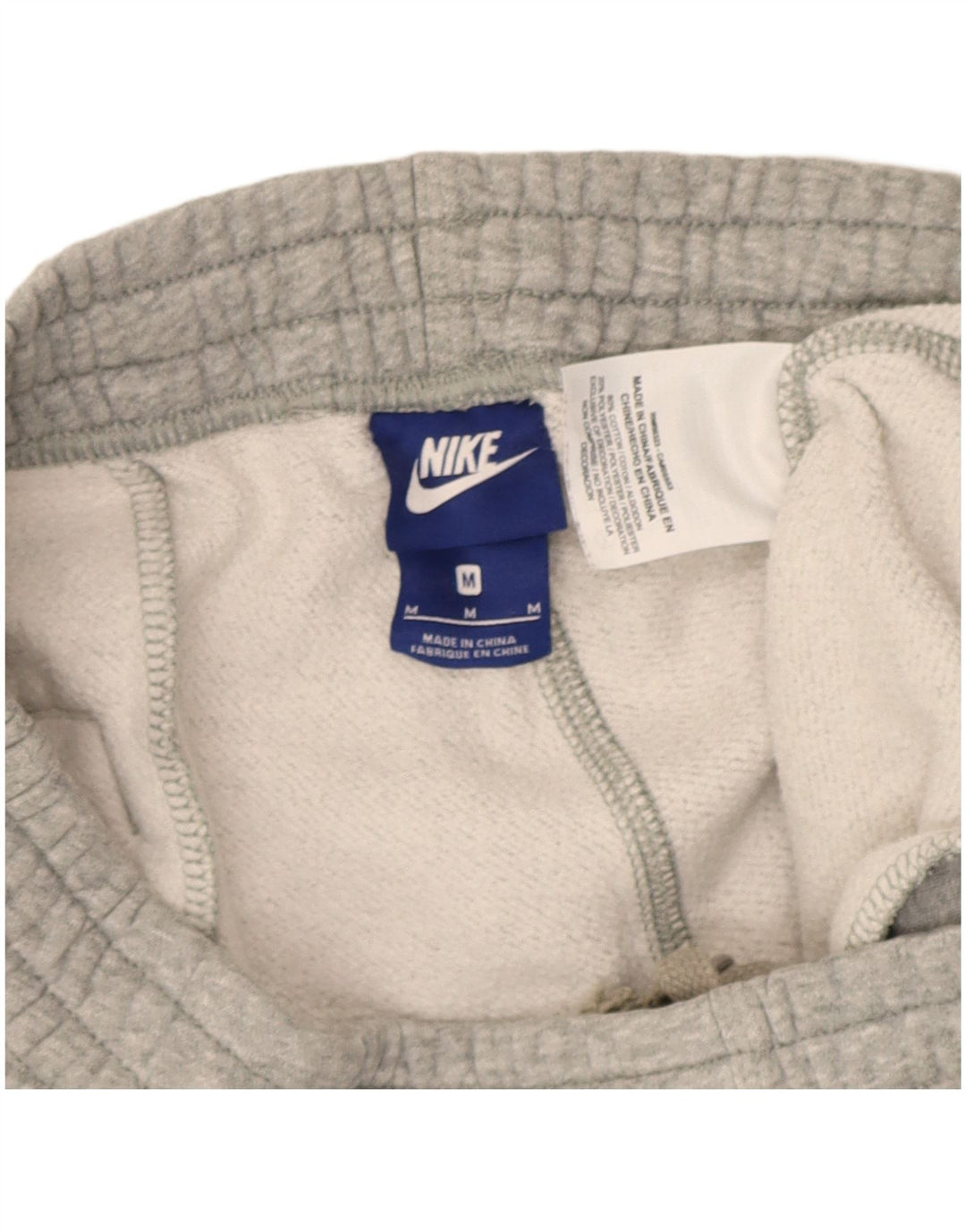 Pantaloni da tuta da uomo Nike Joggers in cotone chiazzato grigio medio