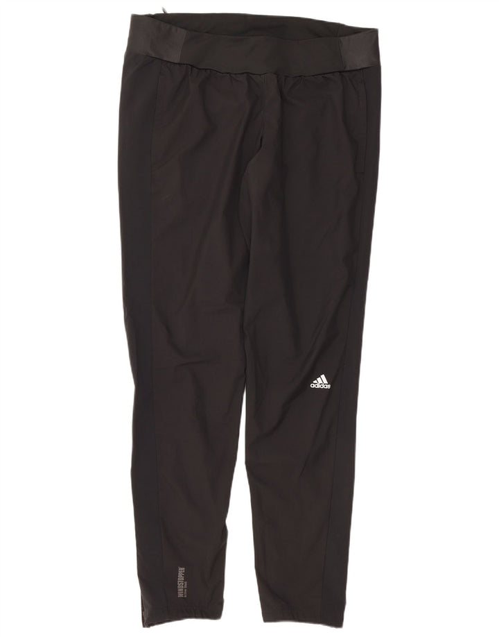 ADIDAS Womens Supernova Tracksuit Trousers UK 12/14 Medium Black Polyester