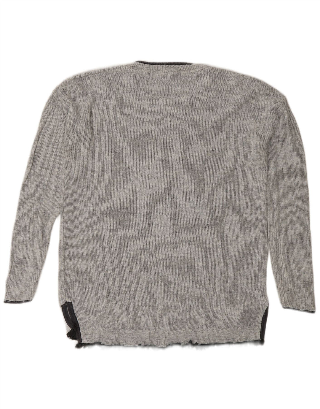 Maglione maglione con scollo a barca lungo da donna di White Stuff UK 10 piccolo grigio