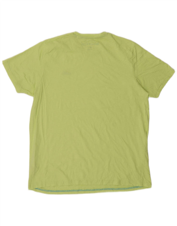 T-shirt da uomo Weird Fish Top XL in cotone verde