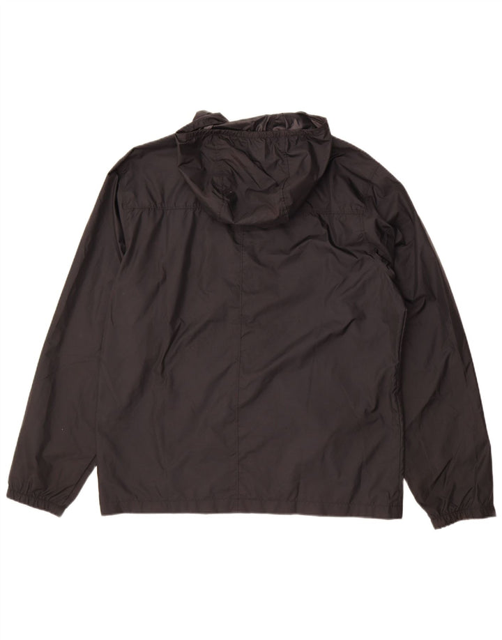 Giacca antipioggia con cappuccio da uomo Columbia UK 38 poliestere nero medio