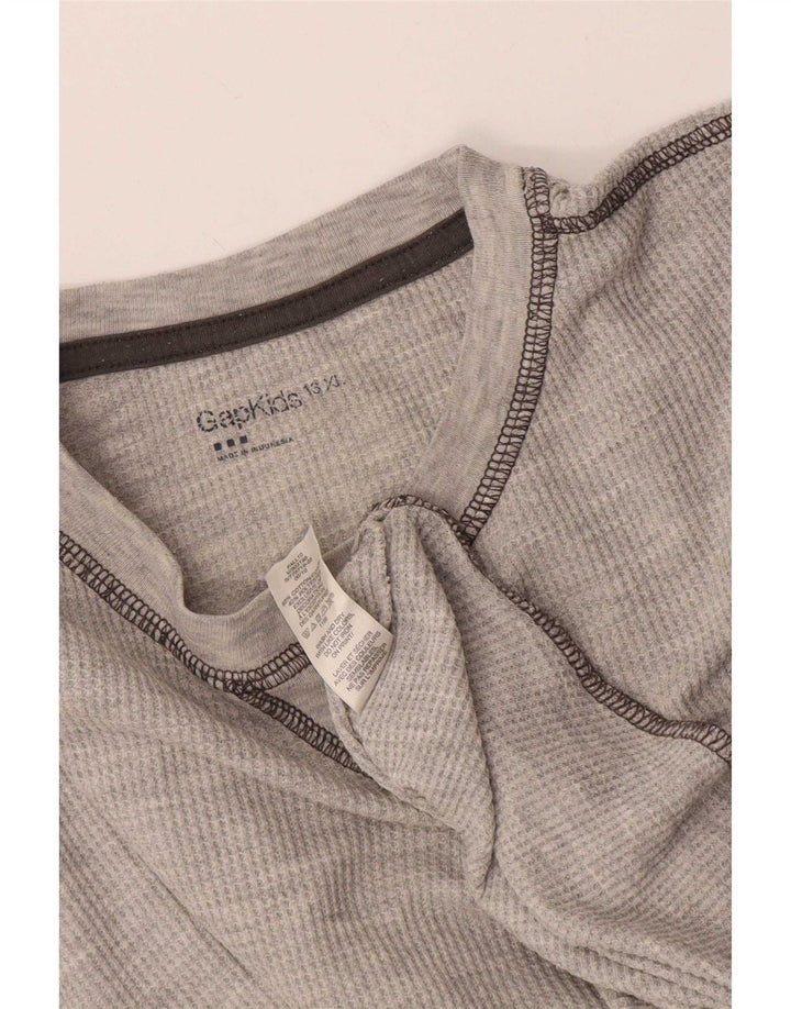Maglia Gap da bambino a maniche lunghe 12-13 anni XL in cotone mélange grigio