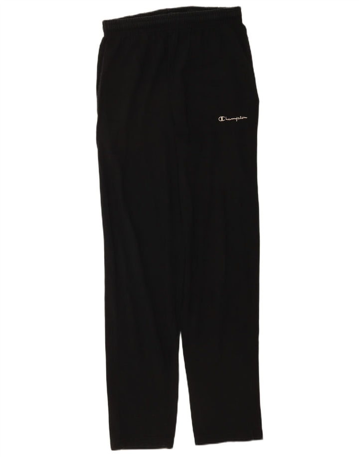 Pantaloni da tuta da uomo Champion piccoli in cotone nero