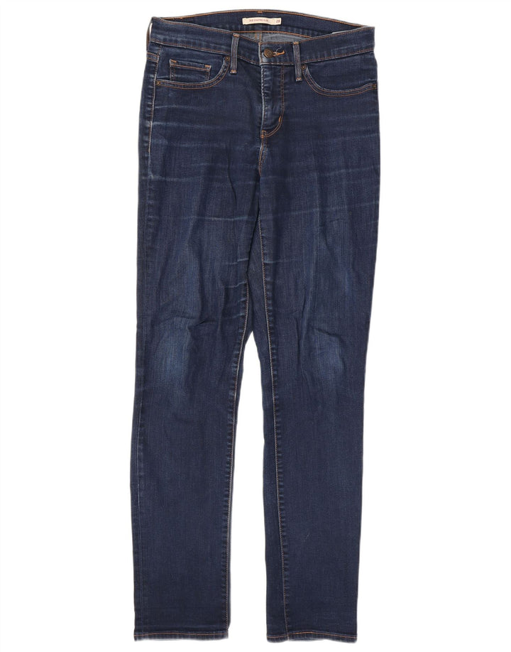 Levi's Donna 312 Shaping Slim Jeans W28 L32 Blu Navy Cotone