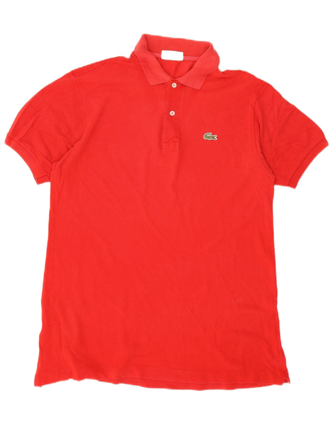 Polo da uomo Lacoste taglia 5 grande in cotone rosso