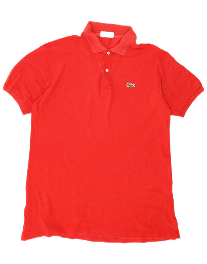 Polo da uomo Lacoste taglia 5 grande in cotone rosso