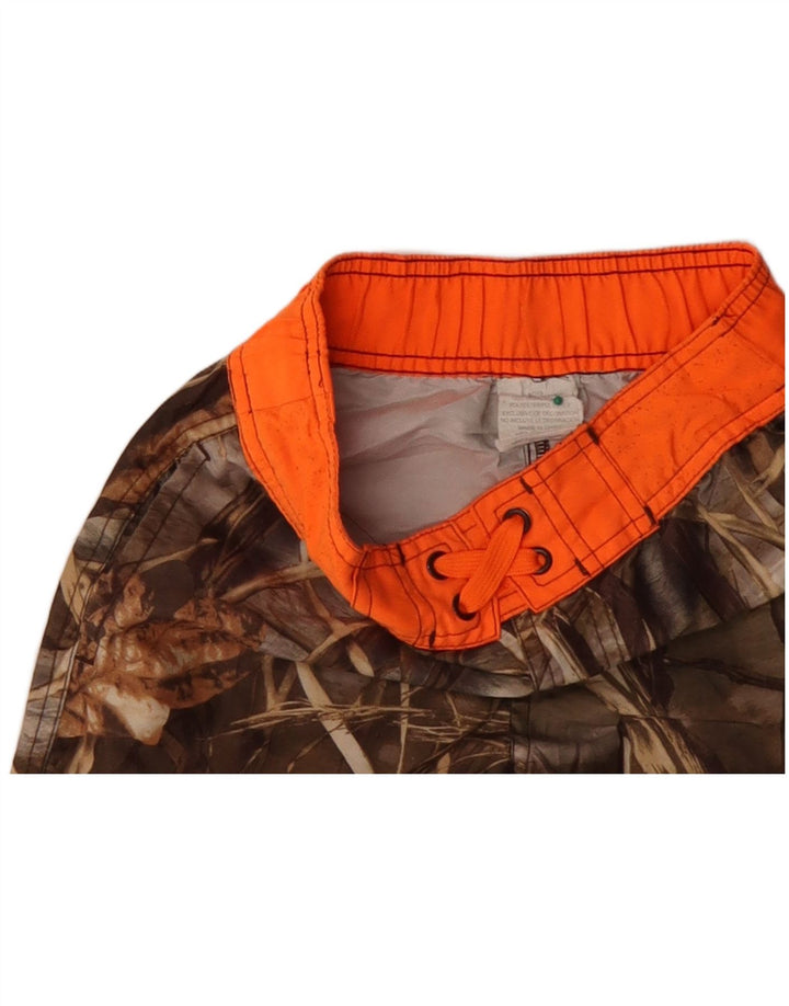 Pantaloncini da bagno per ragazzi VINTAGE 4-5 anni Poliestere mimetico marrone