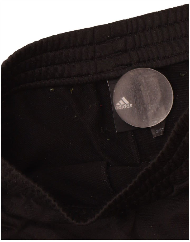Pantaloni da tuta Adidas Aeroready da uomo piccoli in poliestere nero