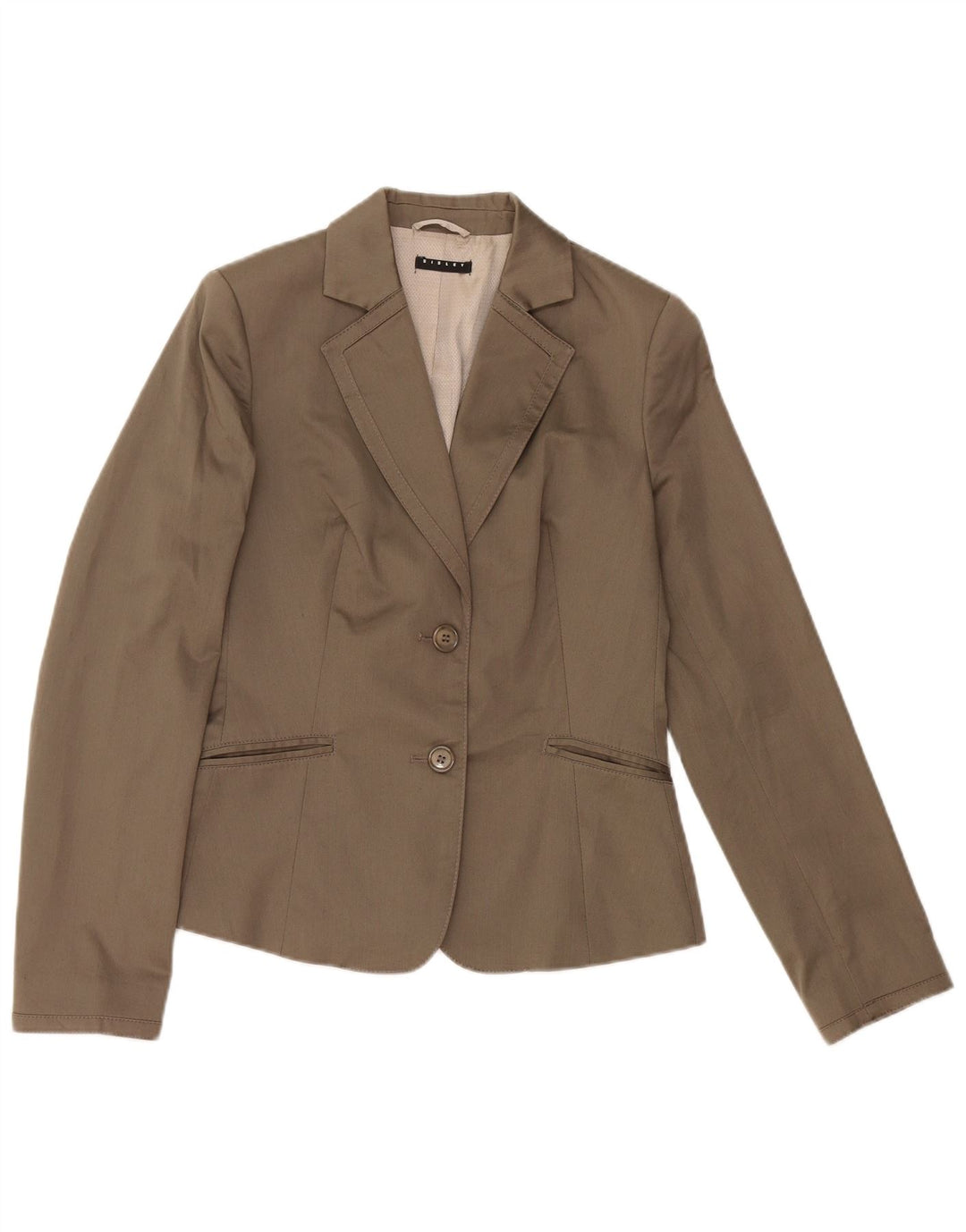 Giacca blazer a 2 bottoni da donna SISLEY UK 8 piccola grigia