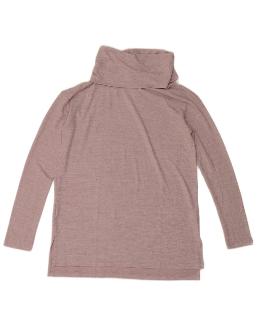 Gap Top oversize da donna a maniche lunghe UK 10 Small Poliestere chiazzato rosa