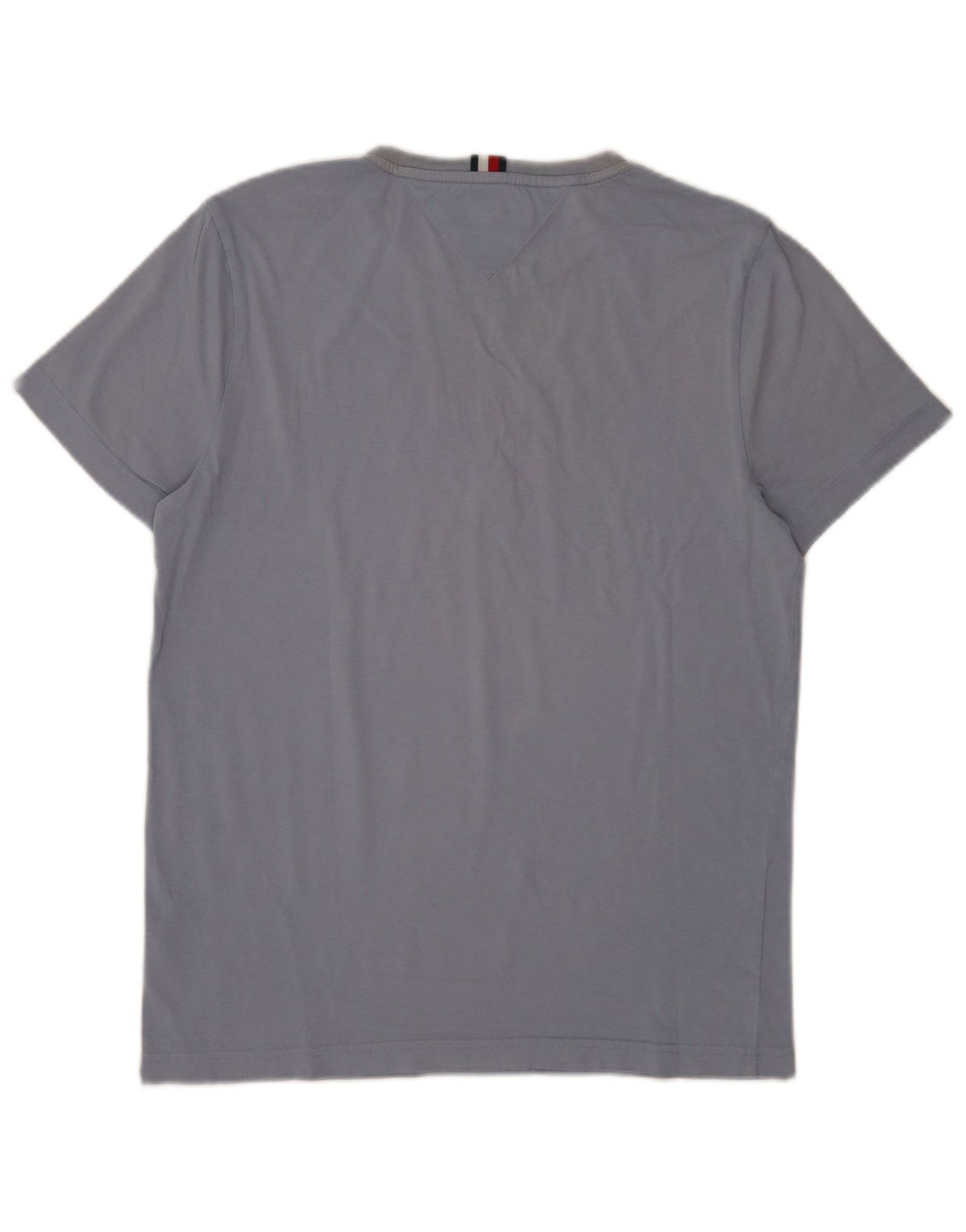 T-shirt grafica da uomo Tommy Hilfiger Top in cotone blu medio