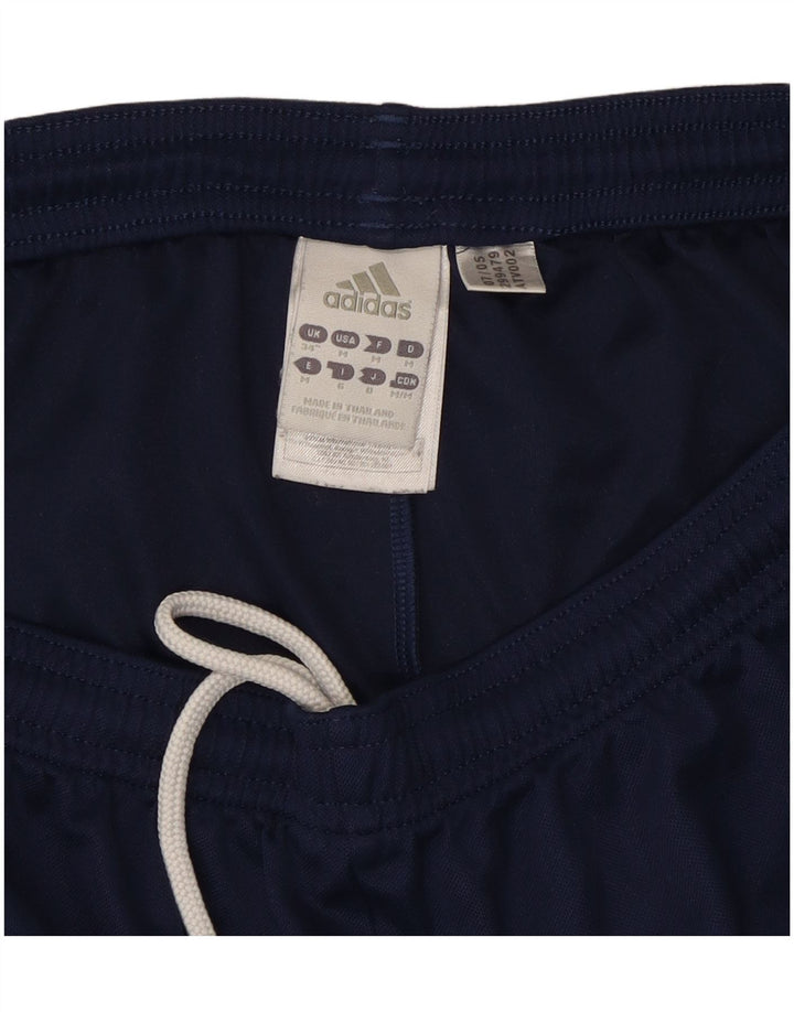 Pantaloncini sportivi Adidas Climalite da uomo di grandi dimensioni in poliestere blu navy