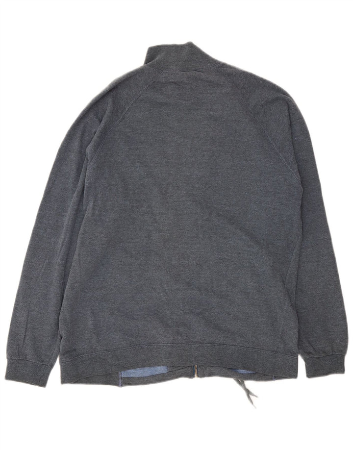 Giacca da ginnastica grafica da uomo Champion piccola in cotone blu navy