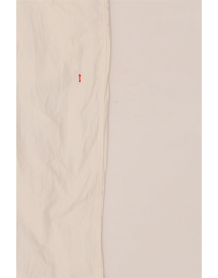 VINTAGE Mens Tracksuit Trousers Small White Cotton Vintage Vintage and Second-Hand Vintage from Messina Hembry 