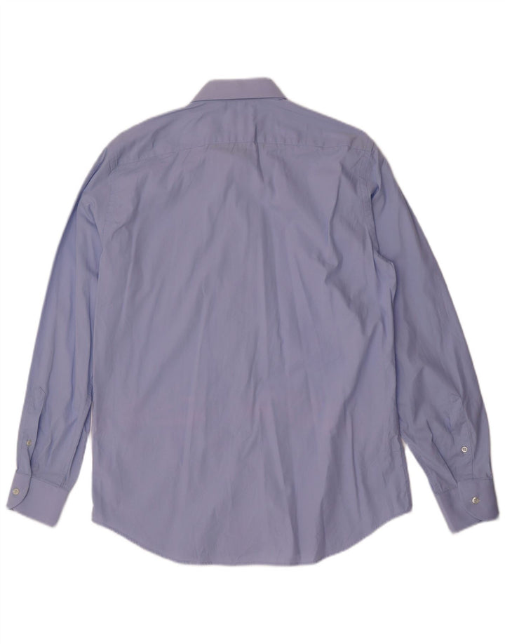 Camicia da uomo Navigare Taglia 40 15 3/4 Cotone blu medio