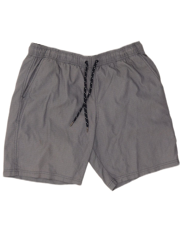 Pantaloncini sportivi da uomo Marks & Spencer grandi in cotone geometrico blu navy