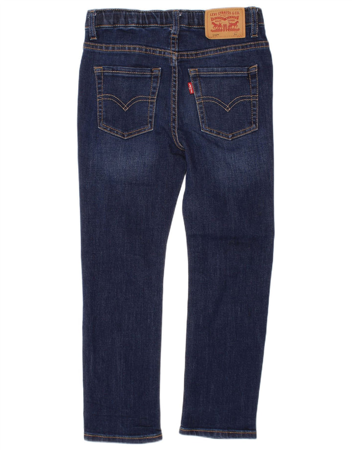 LEVI'S Ragazzi 510 Jeans Skinny 5-6 Anni W24 L20 Cotone Blu Navy