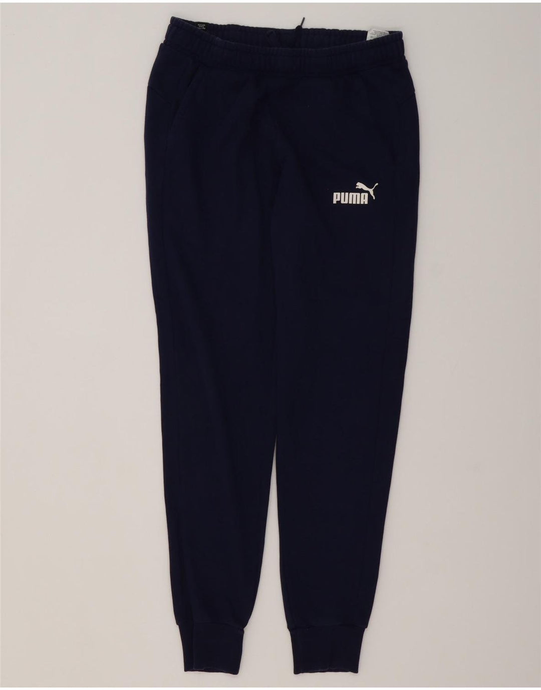 Pantaloni da tuta da uomo Puma Joggers medi in cotone blu navy