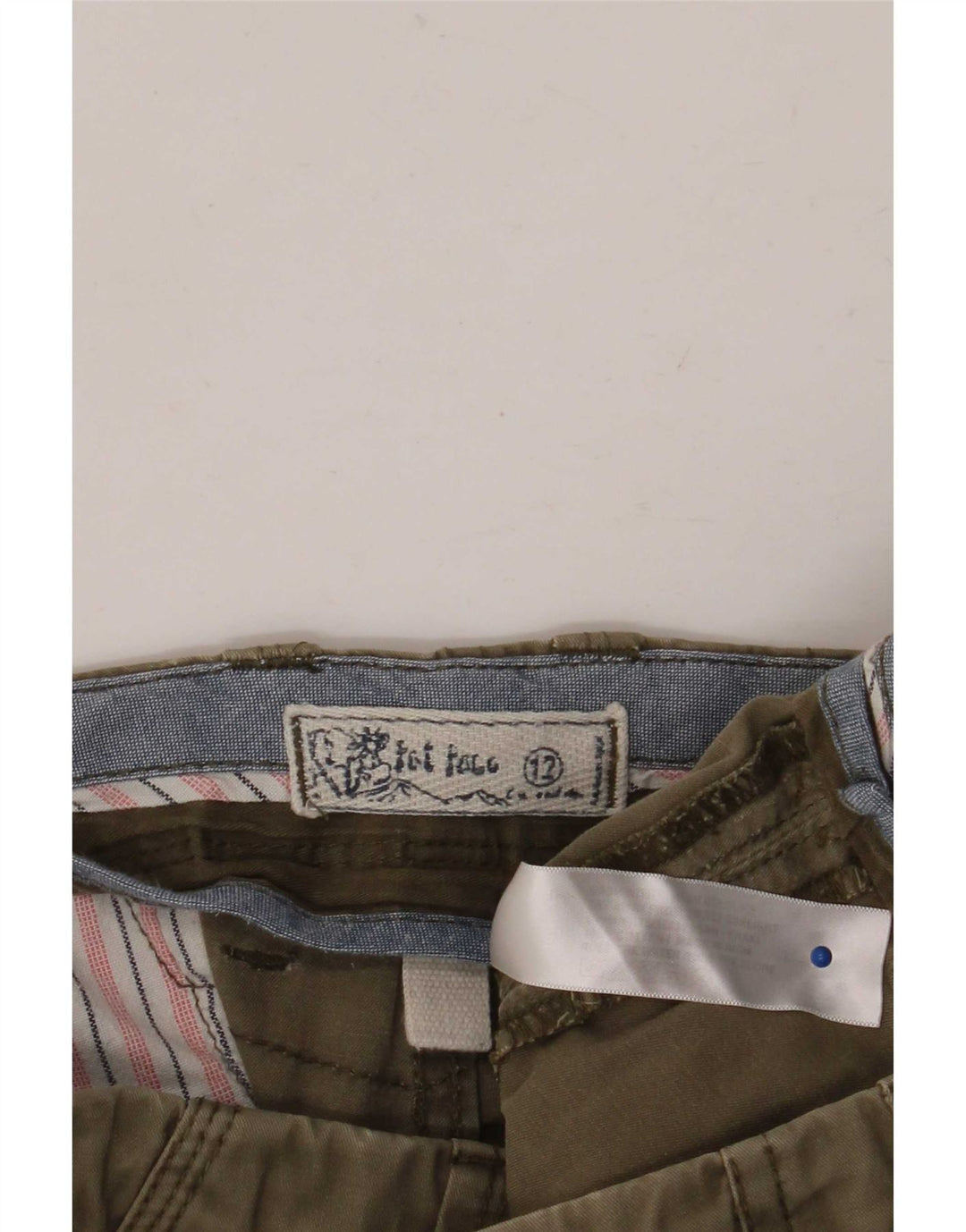 Pantaloncini cargo da donna Fat Face UK 12 Medium W32 Cotone kaki