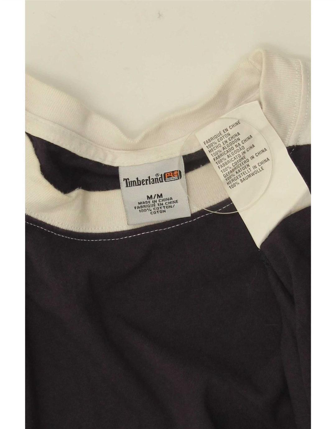 T-shirt grafica da uomo Timberland Top Medium Navy Blue Colourblock Crosta