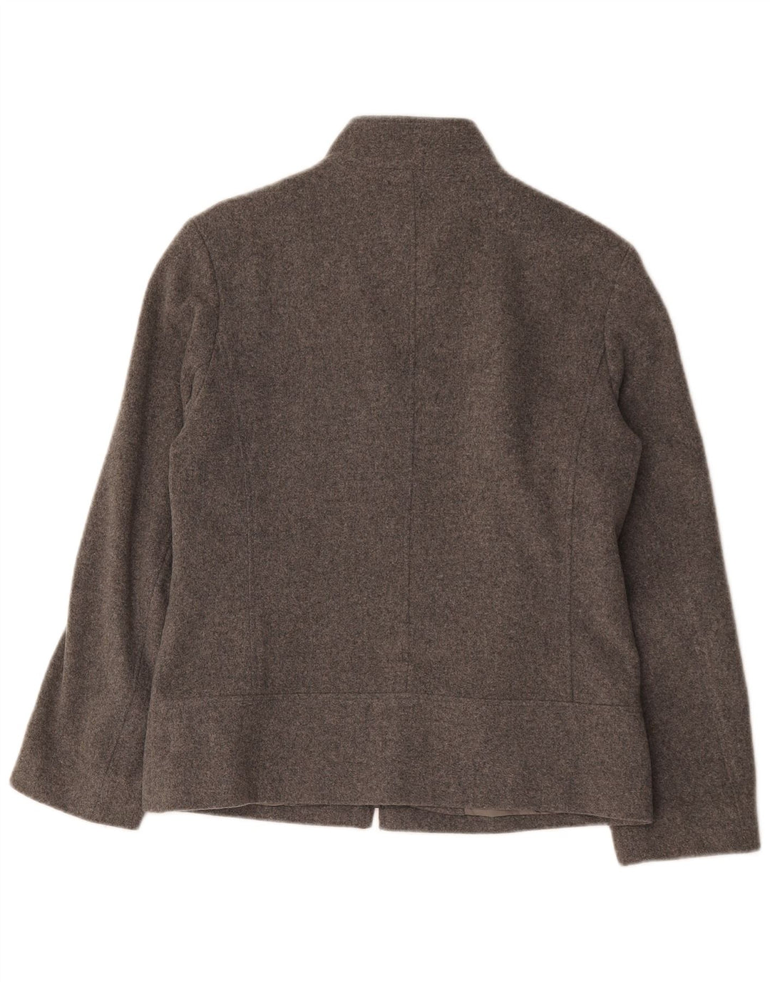 Giubbotto bomber oversize da donna Marks & Spencer UK 10 piccolo in lana grigia