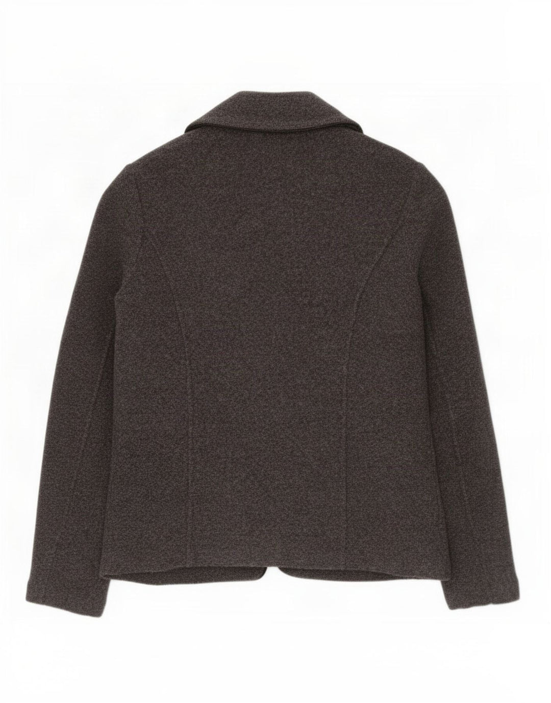 Maglione cardigan da donna Laura Ashley UK 12 Lana d'agnello grigio medio