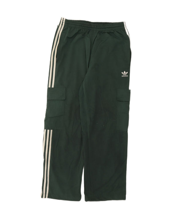 Pantaloni da tuta Adidas Cargo da uomo in poliammide verde medio