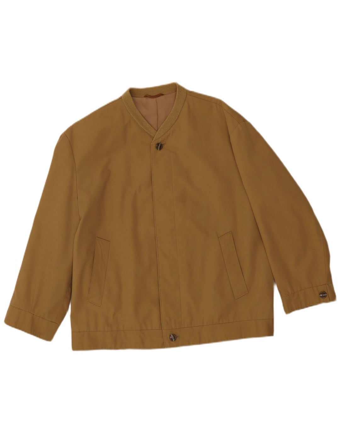 Giubbotto bomber da uomo Trevira UK 36 piccolo poliestere marrone