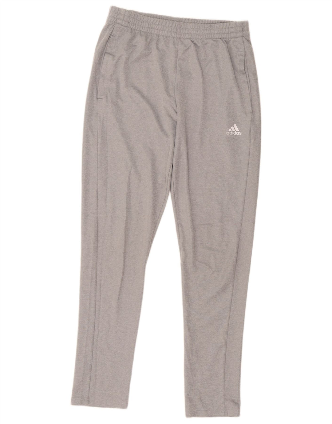 Pantaloni da tuta da donna Adidas in poliestere grigio medio