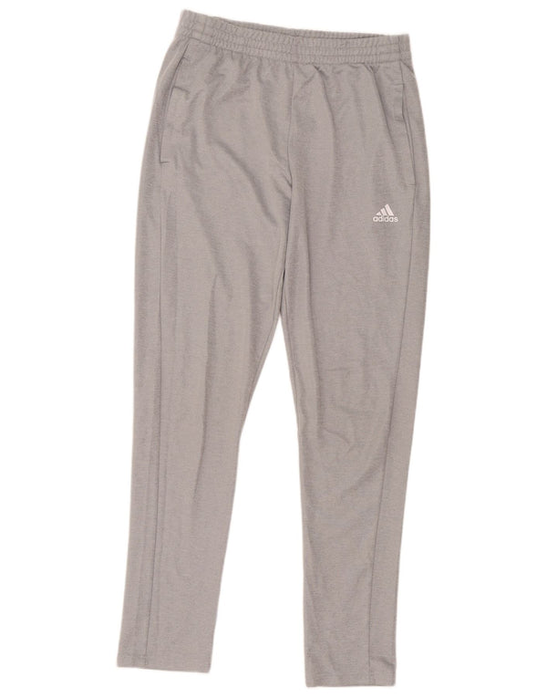 Pantaloni da tuta da donna Adidas in poliestere grigio medio