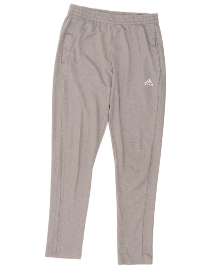 Pantaloni da tuta da donna Adidas in poliestere grigio medio
