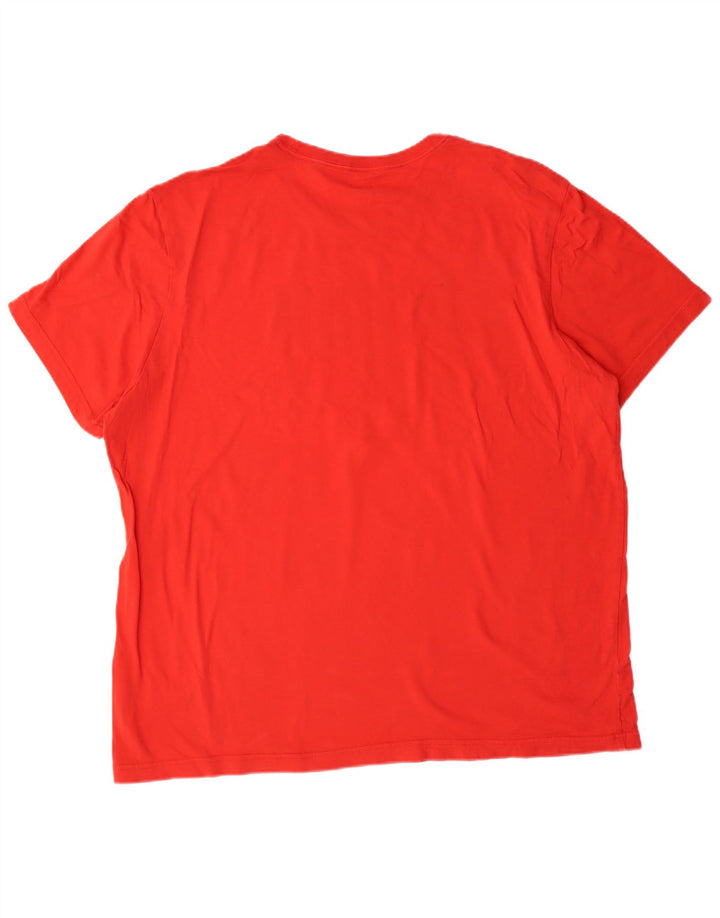 T-shirt con grafica PUMA da uomo 2XL rossa in cotone