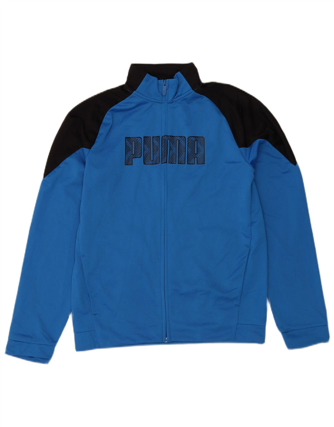 Giacca da ginnastica grafica da ragazzo Puma 15-16 anni Blu Colourblock