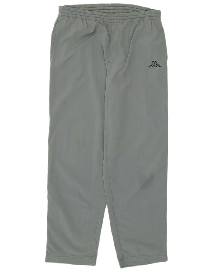Pantaloni da tuta da uomo Kappa Large in nylon grigio
