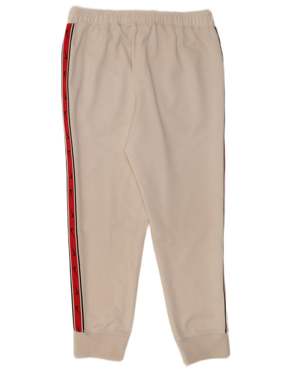 NIKE Pantaloni da tuta con grafica da uomo Joggers Large White Colourblock