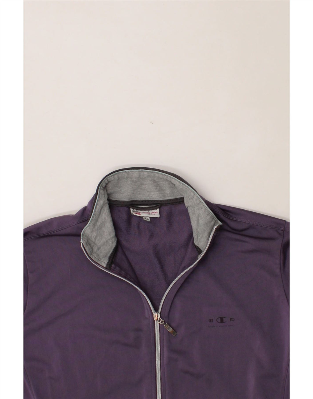 CHAMPION Womens Tracksuit Top Jacket UK 18 XL Purple Polyester Vintage Champion and Second-Hand Champion from Messina Hembry 