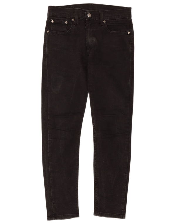 Jeans Levi's Uomo 512 Slim Tapered W29 L30 Cotone Nero