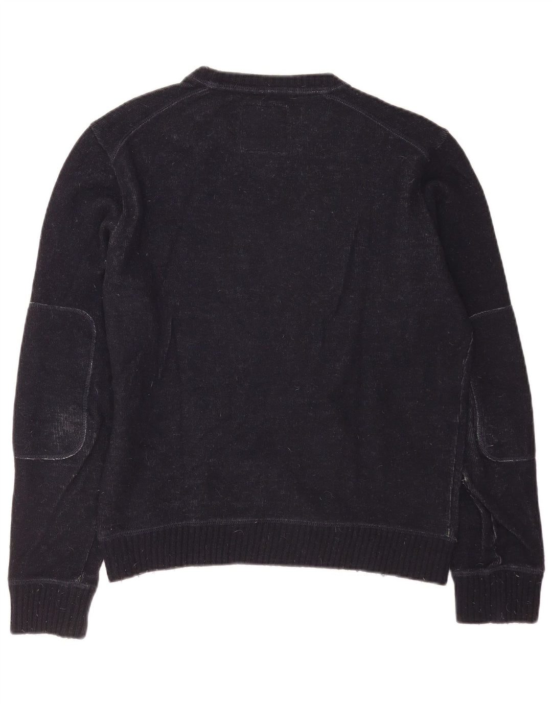 Maglione da uomo con collo a barca grafico Woolrich Lana media blu navy