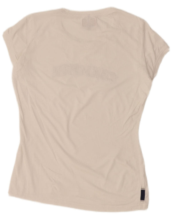 T-shirt grafica da donna Champion Top UK 12 Medium White